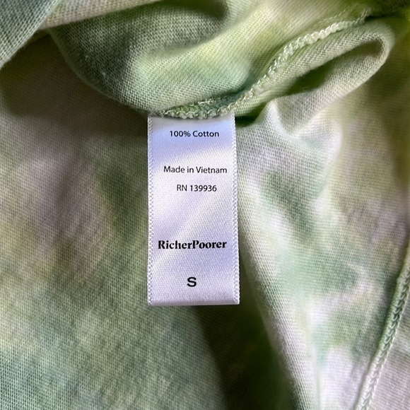 nwt // richer poorer tie dye relaxed long sleeve tee - Picture 9 of 11